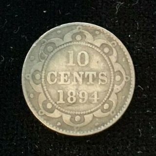 1894 Newfoundland 10 Cent Coin (c 2896)