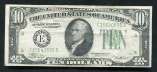 Fr.  2007 - E 1934 - B $10 Frn Federal Reserve Note Richmond,  Va Very Fine,