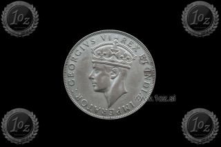 EAST AFRICA 1 SHILLING 1941 (GEROGE VI) SILVER Coin (KM 28) XF 2