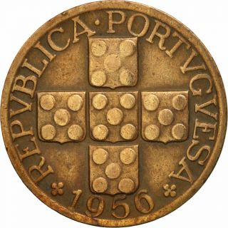 [ 423783] Portugal,  20 Centavos,  1956,  Ef (40 - 45),  Bronze,  Km:584