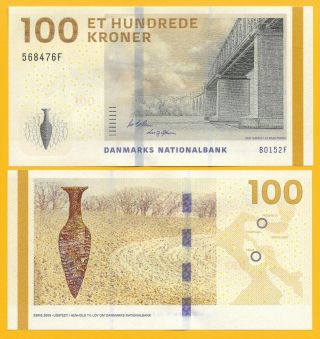 Denmark 100 Kroner P - 66d 2015 Unc Banknote