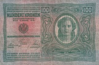 Austria 100 Kronen 1912 (B82) 2