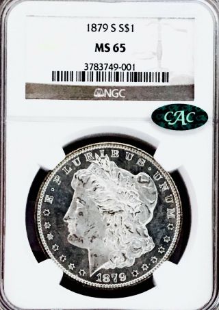 1879 S Morgan Dollar Ngc Ms65 Incredible Find Easily Looks Proof Like Nr 08684