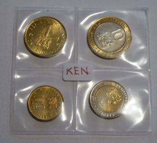 Uncirculated In Packaging - Kenya 4 Coins 1994 - 5
