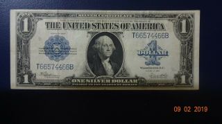 1923 1$ Silver Cert.  Horse Blanket,  Bill.  Not Discolored