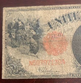 FR.  36 One Dollar ($1) Series of 1917 United States Note - Legal Tender 5