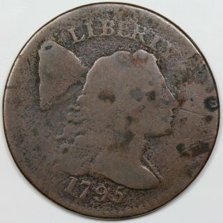 1795 Liberty Cap Large Cent,  Plain Edge,  G Detail