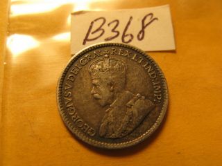 1918 Canada Rare Five Cent Coin Id B368.