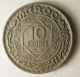 1946 Morocco 10 Francs - Coin - - Morocco Bin 1