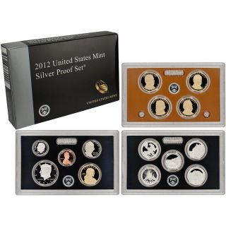 2012 Us Silver Proof Set