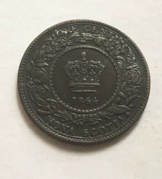 Nova Scotia 1 Cent 1864