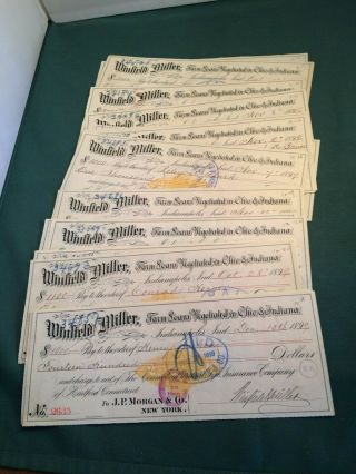 134 Vintage Bank Checks - 1800 ' s to Present - 1800 ' s (97),  Others (37) - P1927 4