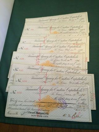 134 Vintage Bank Checks - 1800 ' s to Present - 1800 ' s (97),  Others (37) - P1927 5