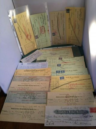 134 Vintage Bank Checks - 1800 ' s to Present - 1800 ' s (97),  Others (37) - P1927 6