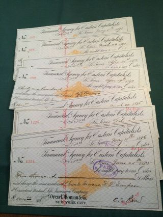136 Vintage Bank Checks - 1800 ' s to Present - 1800 ' s (94),  Others (42) - P1926 3