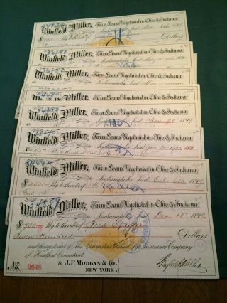 136 Vintage Bank Checks - 1800 ' s to Present - 1800 ' s (94),  Others (42) - P1926 4