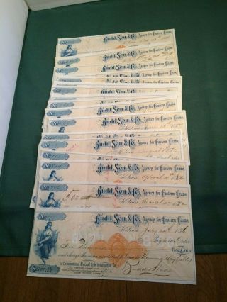 136 Vintage Bank Checks - 1800 ' s to Present - 1800 ' s (94),  Others (42) - P1926 5