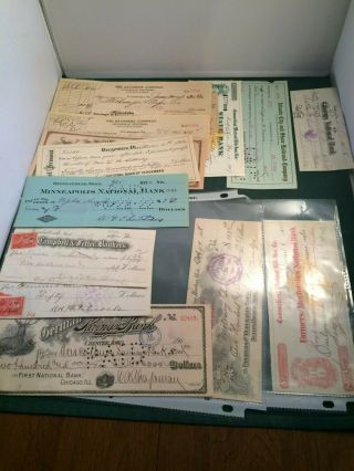 136 Vintage Bank Checks - 1800 ' s to Present - 1800 ' s (94),  Others (42) - P1926 7