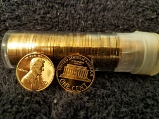 Bu 1973 S Proof Roll Of Lincoln Cents 50 Coins
