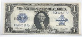 Au/bu 1923 Large Note Silver Certificate 1 Dollar Bill - (g)