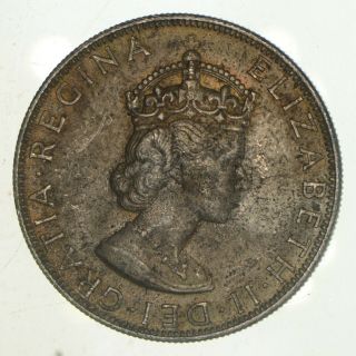 Silver - World Coin - 1964 Bermuda 1 Crown - World Silver Coin - 22.  4g 913