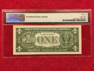 Fr 1900 - Cm Mule 1963 1 Dollar Federal Reserve Note (Philadelphia) PMG 66EPQ 4