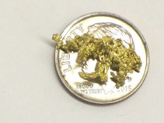1.  1 Gram Natural Crystalline Gold Nugget Specimen