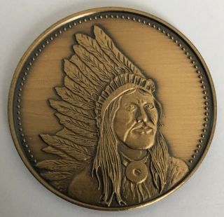 Native American Indian Chief Washakie Shoshone Tribe Coin Medal