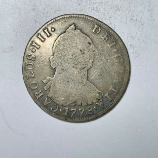 Bolivia (potosi) Silver Coin 4 Reales,  Km54 Vf - 1778 Pr (charles Iii)