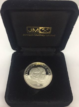 Jm Issued 1981 Princess Diana Prince Of Wales Sterling Silver Johnson Matthey