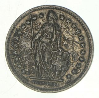 Silver - World Coin - 1945 Switzerland 2 Francs - 10g - World Silver Coin 017