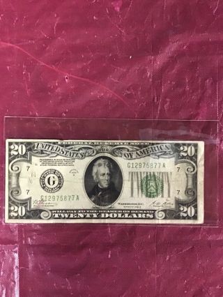 2 - 1928B Twenty Dollar Note. 5