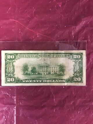 2 - 1928B Twenty Dollar Note. 6