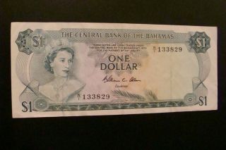 Bahamas 1 Dollar 1974 Crisp