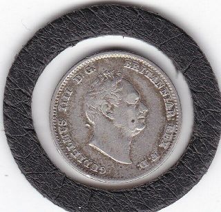 1836 King William Iv Four Pence (groat) Coin (92.  5 Silver)