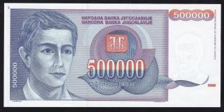 Yugoslavia - - - 500000 Dinara 1993 - - - Unc - - - No Serial Number - - P - 119 - - - - R