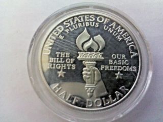 1993 - S 50C James Madison Bill Of Rights Silver Half Dollar Proof 2