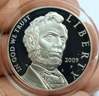 2009 - P Proof Abraham Lincoln $1 One Dollar Box Silver Coin