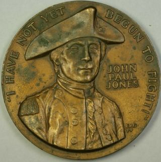 1979 8.  7 Oz Bronze John Paul Jones Medal