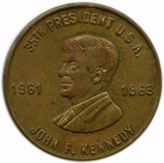 John F.  Kennedy 1961 - 1963 35th President Commemorative Medal Token