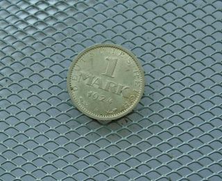 Germany 1 Mark 1924 Silver