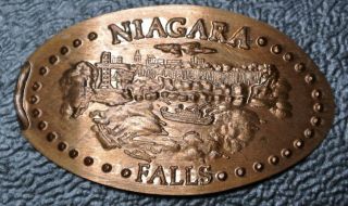 1970’s Usa Elongated One Cent - “niagara Falls” -