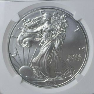 2017 W Burnished Silver Eagle Ngc Ms70 First Day Issue Jones Signed Label