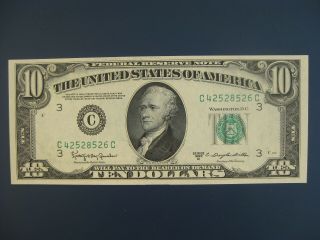 1950 D Usa/united States Of America $10 Banknote Aunc