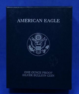 2002 - W United States Proof One Ounce Silver American Eagle