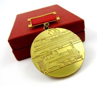 Bulgarian State Railways 1300 Years Of Bulgaria Jubilee Medal 1985