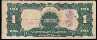 1899 BLACK EAGLE ONE DOLLAR BILL $1 SILVER CERTIFICATE FR.  235 ELLIOT WHITE 2