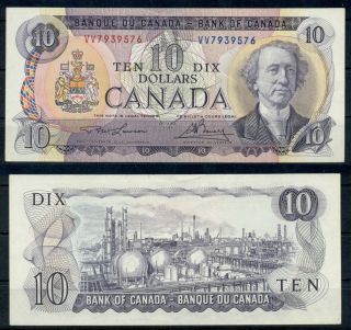 Canada 10 Dollars 1971 Unc Banknote Pick 88c Sir Wilfrid Laurier