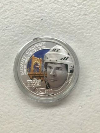 2017 Upper Deck Grandeur 1oz Silver Coin Sidney Crosby /5000