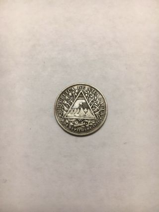 Nicaragua 1887h 20c.  Almost Xf